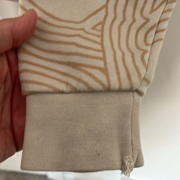 Adidas Originals Athletic Club AOC Print All Over Hoodie Sweatshirt Worn Spots S - Picture 5 of 10